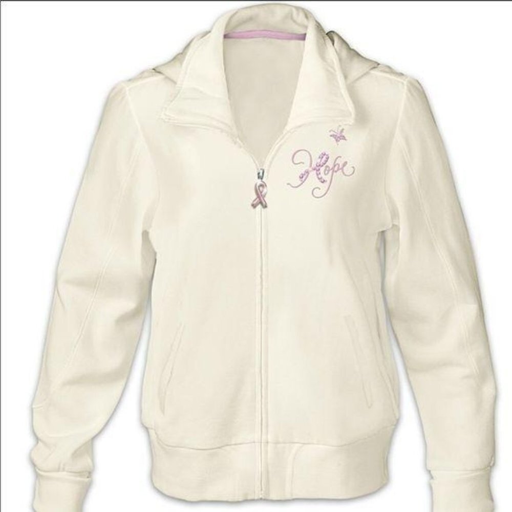 Celebrate Life Hoodie Jacket, 1X NWT